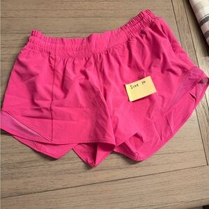 Lululemon Athletica Bright Pink Athletic Shorts